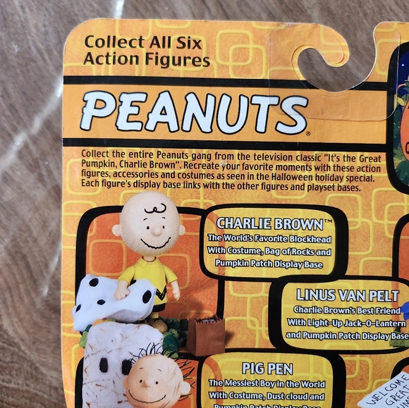 Peanuts Pig Pen Figure with Dirt Cloud Accessory Halloween 2003 - Picture 11 of 12